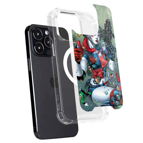 DC Comics Harley Quinn Little Black Book Cover#47 New 52 Art by Jim Lee iPhone 15 Pro MagSafe Case