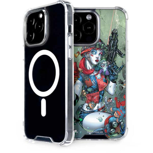 DC Comics Harley Quinn Little Black Book Cover#47 New 52 Art by Jim Lee iPhone 15 Pro Max MagSafe Case