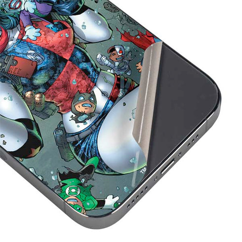 DC Comics Harley Quinn Little Black Book Cover#47 New 52 Art by Jim Lee iPhone 14 Pro Max Skin