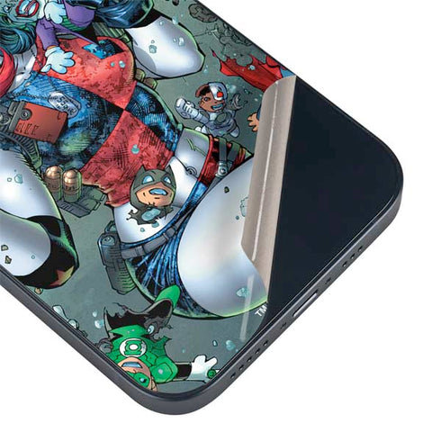 DC Comics Harley Quinn Little Black Book Cover#47 New 52 Art by Jim Lee iPhone 14 Skin