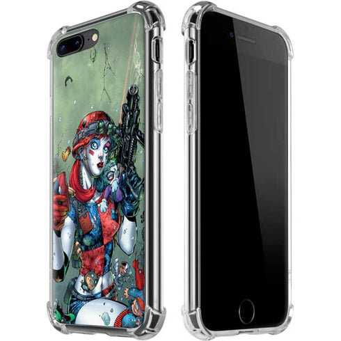 DC Comics Harley Quinn Little Black Book Cover#47 New 52 Art by Jim Lee iPhone 7/8 Plus Clear Case
