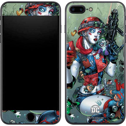 DC Comics Harley Quinn Little Black Book Cover#47 New 52 Art by Jim Lee iPhone 7 Plus Skin