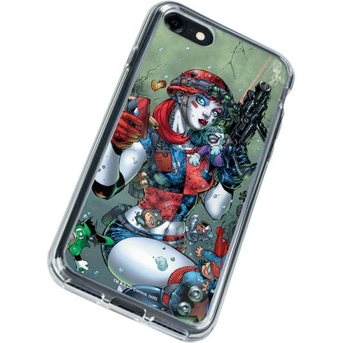 DC Comics Harley Quinn Little Black Book Cover#47 New 52 Art by Jim Lee iPhone SE (2nd & 3rd Gen) Clear Case