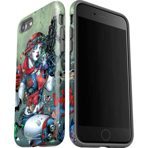 DC Comics Harley Quinn Little Black Book Cover#47 New 52 Art by Jim Lee iPhone SE (2nd & 3rd Gen) Pro Case