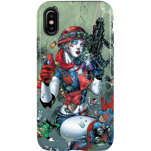 DC Comics Harley Quinn Little Black Book Cover#47 New 52 Art by Jim Lee iPhone X Pro Case