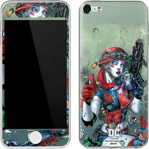 DC Comics Harley Quinn Little Black Book Cover#47 New 52 Art by Jim Lee Apple iPod Skin