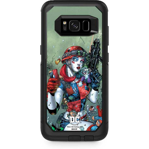 DC Comics Harley Quinn Little Black Book Cover#47 New 52 Art by Jim Lee Otterbox Commuter Galaxy Skin
