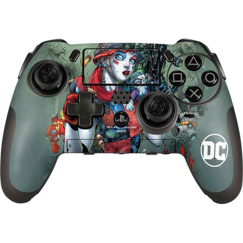 DC Comics Harley Quinn Little Black Book Cover#47 New 52 Art by Jim Lee PlayStation Scuf Vantage 2 Controller Skin