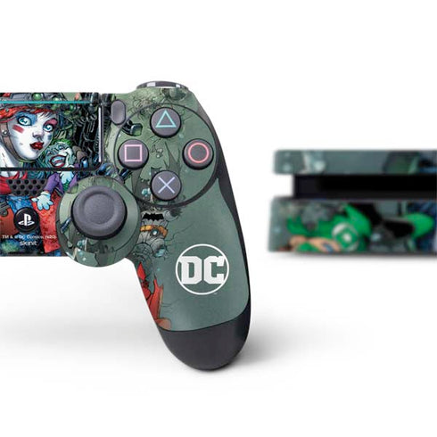 DC Comics Harley Quinn Little Black Book Cover#47 New 52 Art by Jim Lee PS4 Slim Bundle Skin