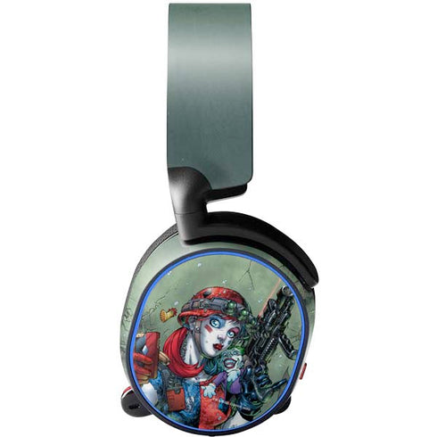 DC Comics Harley Quinn Little Black Book Cover#47 New 52 Art by Jim Lee SteelSeries Arctis 5 Skin
