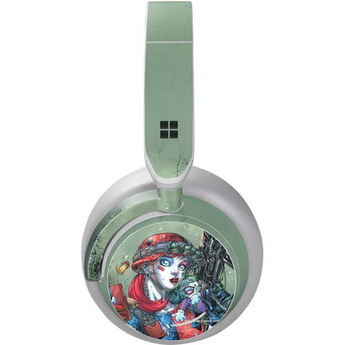 DC Comics Harley Quinn Little Black Book Cover#47 New 52 Art by Jim Lee Surface Headphones Skin