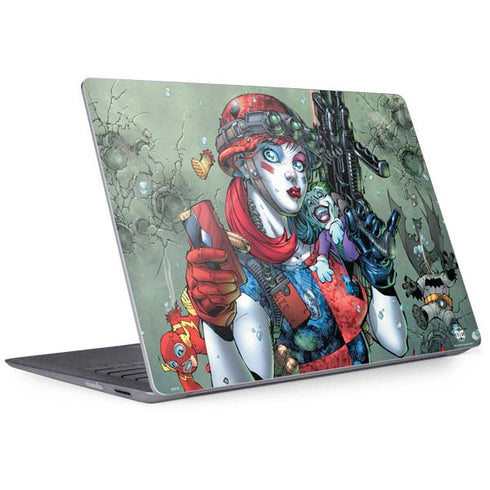DC Comics Harley Quinn Little Black Book Cover#47 New 52 Art by Jim Lee Surface Laptop 2 Skin