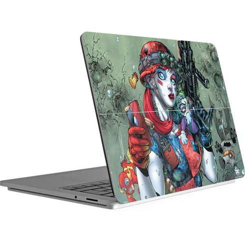 DC Comics Harley Quinn Little Black Book Cover#47 New 52 Art by Jim Lee Surface Laptop Studio Skin