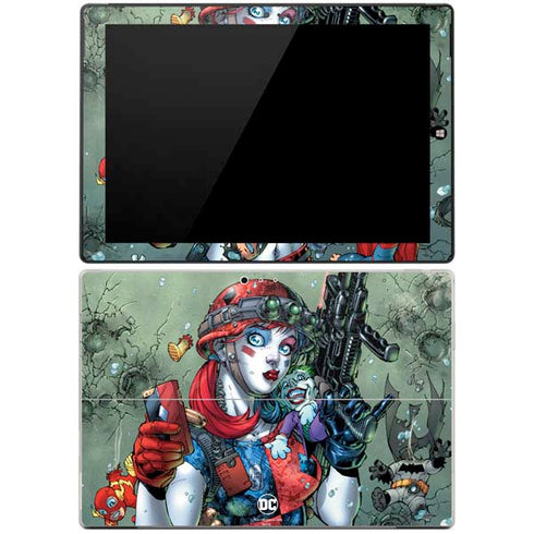 DC Comics Harley Quinn Little Black Book Cover#47 New 52 Art by Jim Lee Surface Pro 3 Skin