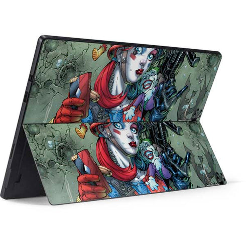 DC Comics Harley Quinn Little Black Book Cover#47 New 52 Art by Jim Lee Surface Pro 7 Skin