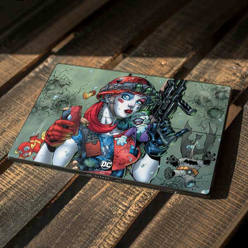 DC Comics Harley Quinn Little Black Book Cover#47 New 52 Art by Jim Lee Surface Pro 7 Skin