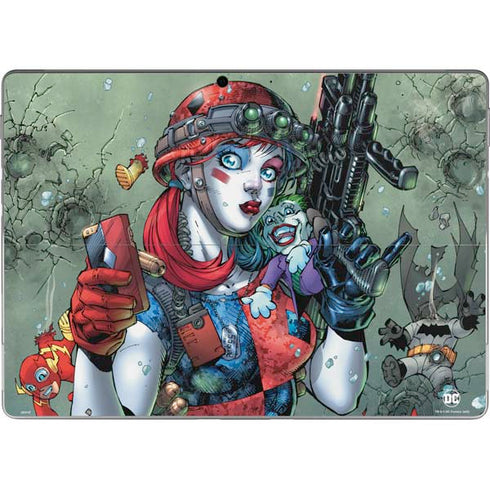 DC Comics Harley Quinn Little Black Book Cover#47 New 52 Art by Jim Lee Surface Pro 9 Skin