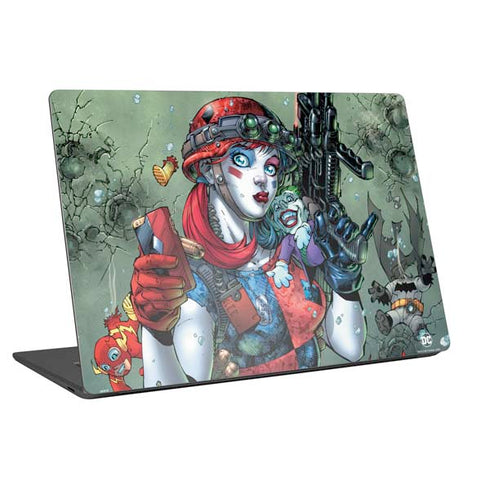 DC Comics Harley Quinn Little Black Book Cover#47 New 52 Art by Jim Lee Universal Laptop 13in (10.6 x 7.6in) Skin