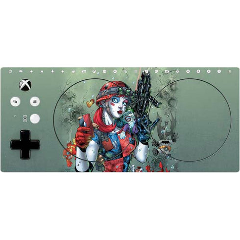 DC Comics Harley Quinn Little Black Book Cover#47 New 52 Art by Jim Lee Xbox Adaptive Controller Skin