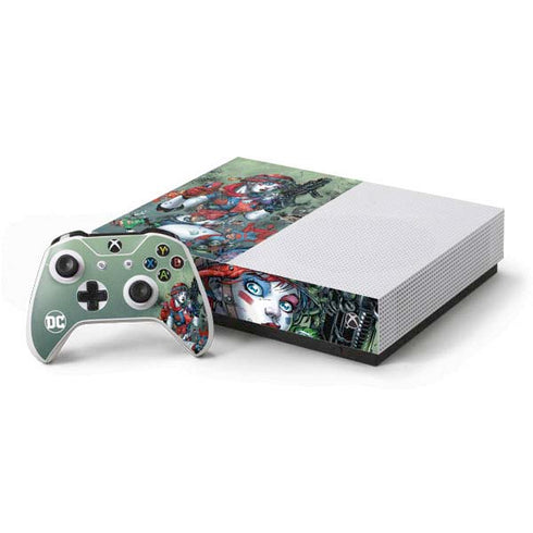 DC Comics Harley Quinn Little Black Book Cover#47 New 52 Art by Jim Lee Xbox One S All-Digital Edition Bundle Skin