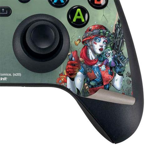 DC Comics Harley Quinn Little Black Book Cover#47 New 52 Art by Jim Lee Xbox Series X Controller Skin