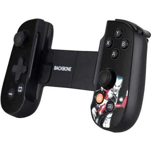 DC Comics The Joker Batman: Harley Quinn Cover #1 Art by Alex Ross. Piece Also known as Tango with Evil Backbone One for iPhone Game Controller Skin