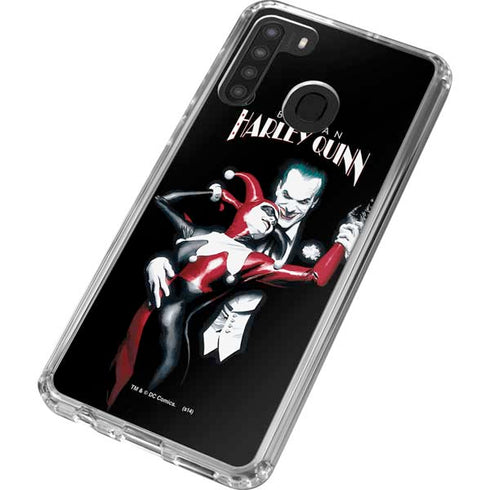 DC Comics The Joker Batman: Harley Quinn Cover #1 Art by Alex Ross. Piece Also known as Tango with Evil Galaxy A21 Clear Case