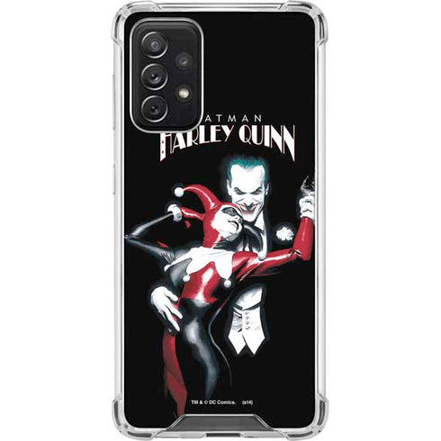 DC Comics The Joker Batman: Harley Quinn Cover #1 Art by Alex Ross. Piece Also known as Tango with Evil Galaxy A72 5G Clear Case