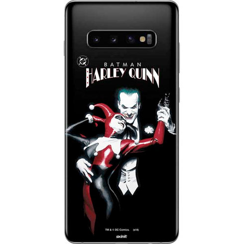 DC Comics The Joker Batman: Harley Quinn Cover #1 Art by Alex Ross. Piece Also known as Tango with Evil Galaxy S10 Plus Skin