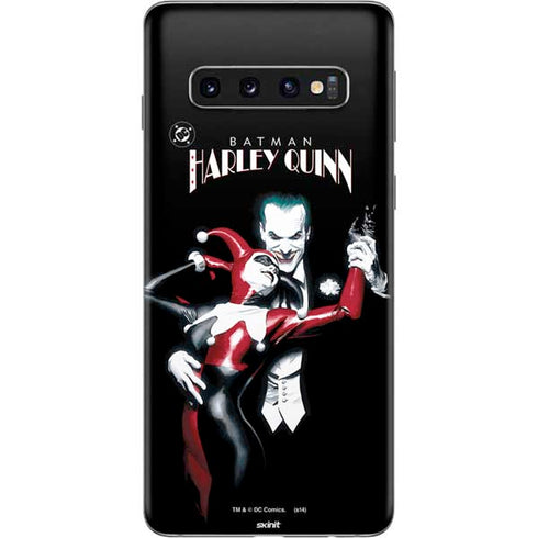 DC Comics The Joker Batman: Harley Quinn Cover #1 Art by Alex Ross. Piece Also known as Tango with Evil Galaxy S10 Skin