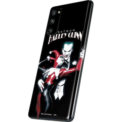 DC Comics The Joker Batman: Harley Quinn Cover #1 Art by Alex Ross. Piece Also known as Tango with Evil Galaxy S20 Fan Edition Skin