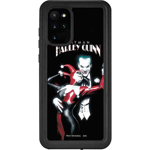 DC Comics The Joker Batman: Harley Quinn Cover #1 Art by Alex Ross. Piece Also known as Tango with Evil Galaxy S20 Plus Waterproof Case