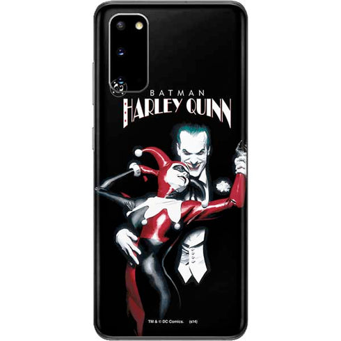 DC Comics The Joker Batman: Harley Quinn Cover #1 Art by Alex Ross. Piece Also known as Tango with Evil Galaxy S20 Skin