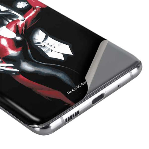 DC Comics The Joker Batman: Harley Quinn Cover #1 Art by Alex Ross. Piece Also known as Tango with Evil Galaxy S20 Skin