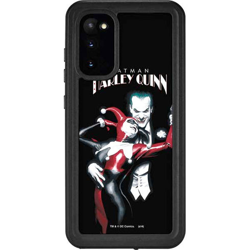 DC Comics The Joker Batman: Harley Quinn Cover #1 Art by Alex Ross. Piece Also known as Tango with Evil Galaxy S20 Waterproof Case