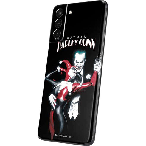 DC Comics The Joker Batman: Harley Quinn Cover #1 Art by Alex Ross. Piece Also known as Tango with Evil Galaxy S21 5G Skin