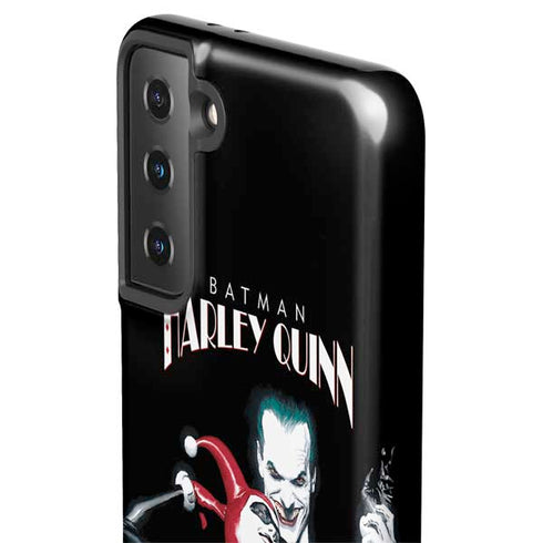 DC Comics The Joker Batman: Harley Quinn Cover #1 Art by Alex Ross. Piece Also known as Tango with Evil Galaxy S21 FE Pro Case