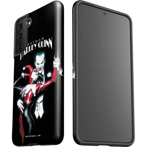 DC Comics The Joker Batman: Harley Quinn Cover #1 Art by Alex Ross. Piece Also known as Tango with Evil Galaxy S21 FE Pro Case