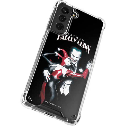 DC Comics The Joker Batman: Harley Quinn Cover #1 Art by Alex Ross. Piece Also known as Tango with Evil Galaxy S21 Plus 5G Clear Case