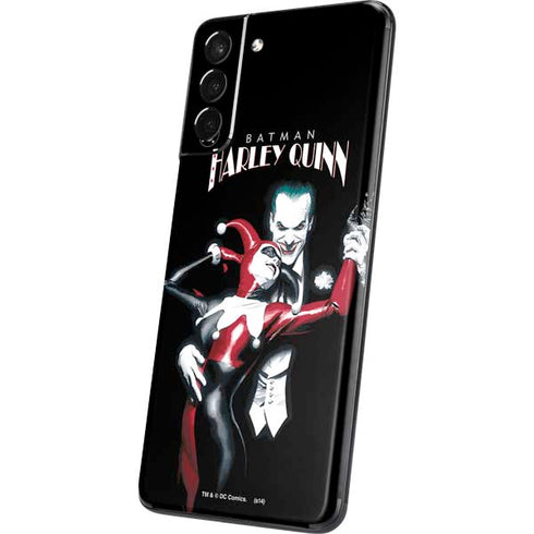 DC Comics The Joker Batman: Harley Quinn Cover #1 Art by Alex Ross. Piece Also known as Tango with Evil Galaxy S21 Plus 5G Skin
