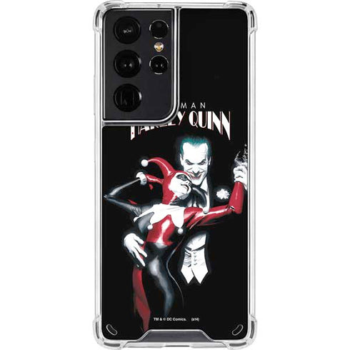 DC Comics The Joker Batman: Harley Quinn Cover #1 Art by Alex Ross. Piece Also known as Tango with Evil Galaxy S21 Ultra 5G Clear Case