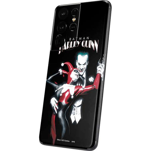 DC Comics The Joker Batman: Harley Quinn Cover #1 Art by Alex Ross. Piece Also known as Tango with Evil Galaxy S21 Ultra 5G Skin