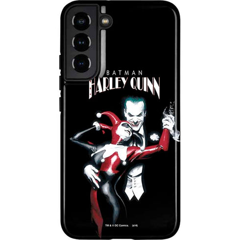 DC Comics The Joker Batman: Harley Quinn Cover #1 Art by Alex Ross. Piece Also known as Tango with Evil Galaxy S22 Plus Pro Case