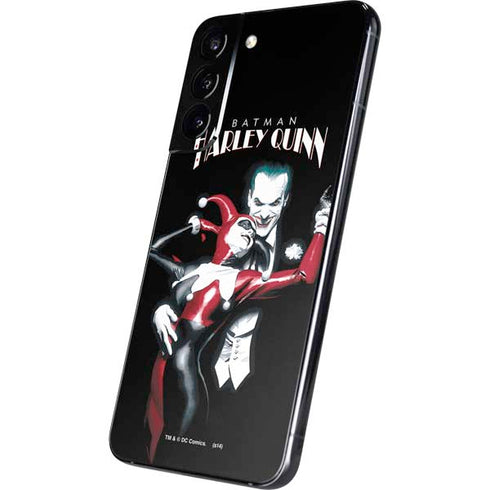 DC Comics The Joker Batman: Harley Quinn Cover #1 Art by Alex Ross. Piece Also known as Tango with Evil Galaxy S22 Plus Skin