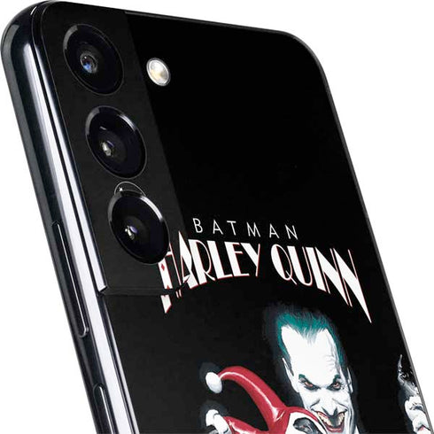 DC Comics The Joker Batman: Harley Quinn Cover #1 Art by Alex Ross. Piece Also known as Tango with Evil Galaxy S22 Plus Skin