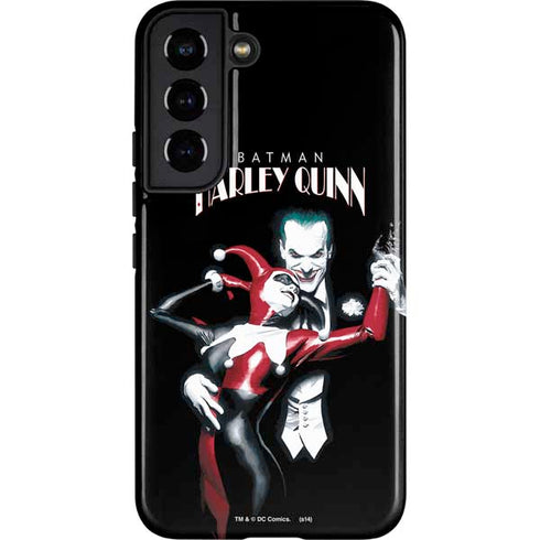 DC Comics The Joker Batman: Harley Quinn Cover #1 Art by Alex Ross. Piece Also known as Tango with Evil Galaxy S22 Pro Case