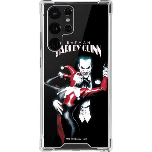 DC Comics The Joker Batman: Harley Quinn Cover #1 Art by Alex Ross. Piece Also known as Tango with Evil Galaxy S22 Ultra Clear Case