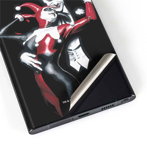 DC Comics The Joker Batman: Harley Quinn Cover #1 Art by Alex Ross. Piece Also known as Tango with Evil Galaxy S22 Ultra Skin
