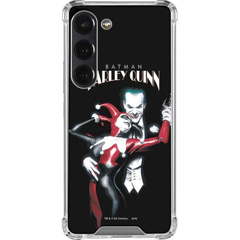 DC Comics The Joker Batman: Harley Quinn Cover #1 Art by Alex Ross. Piece Also known as Tango with Evil Galaxy S23 Clear Case