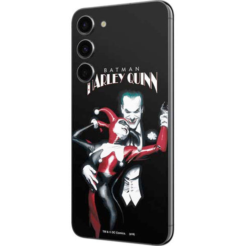 DC Comics The Joker Batman: Harley Quinn Cover #1 Art by Alex Ross. Piece Also known as Tango with Evil Galaxy S23 Plus Skin